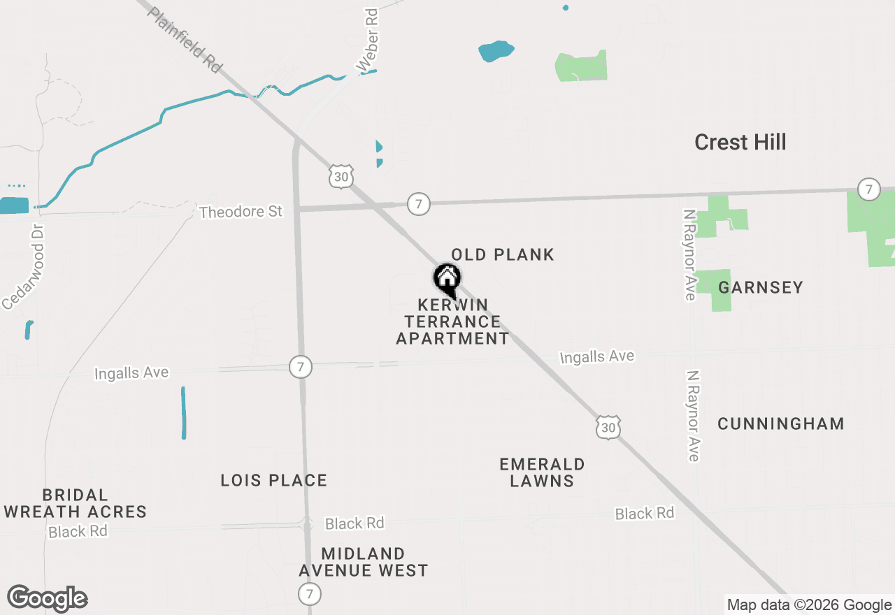 Map of 1412 Colorado Avenue, Joliet, IL 60435