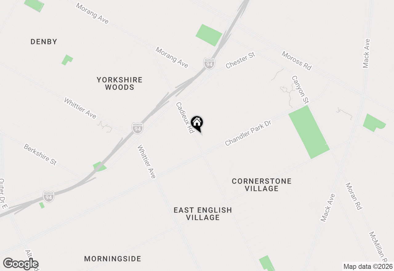 Map of 5900 Cadieux Road, Detroit, MI 48224