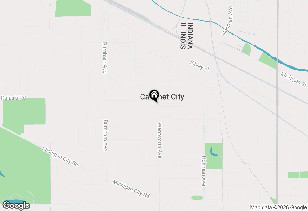 Map of 219 154th Place, Calumet City, IL 60409