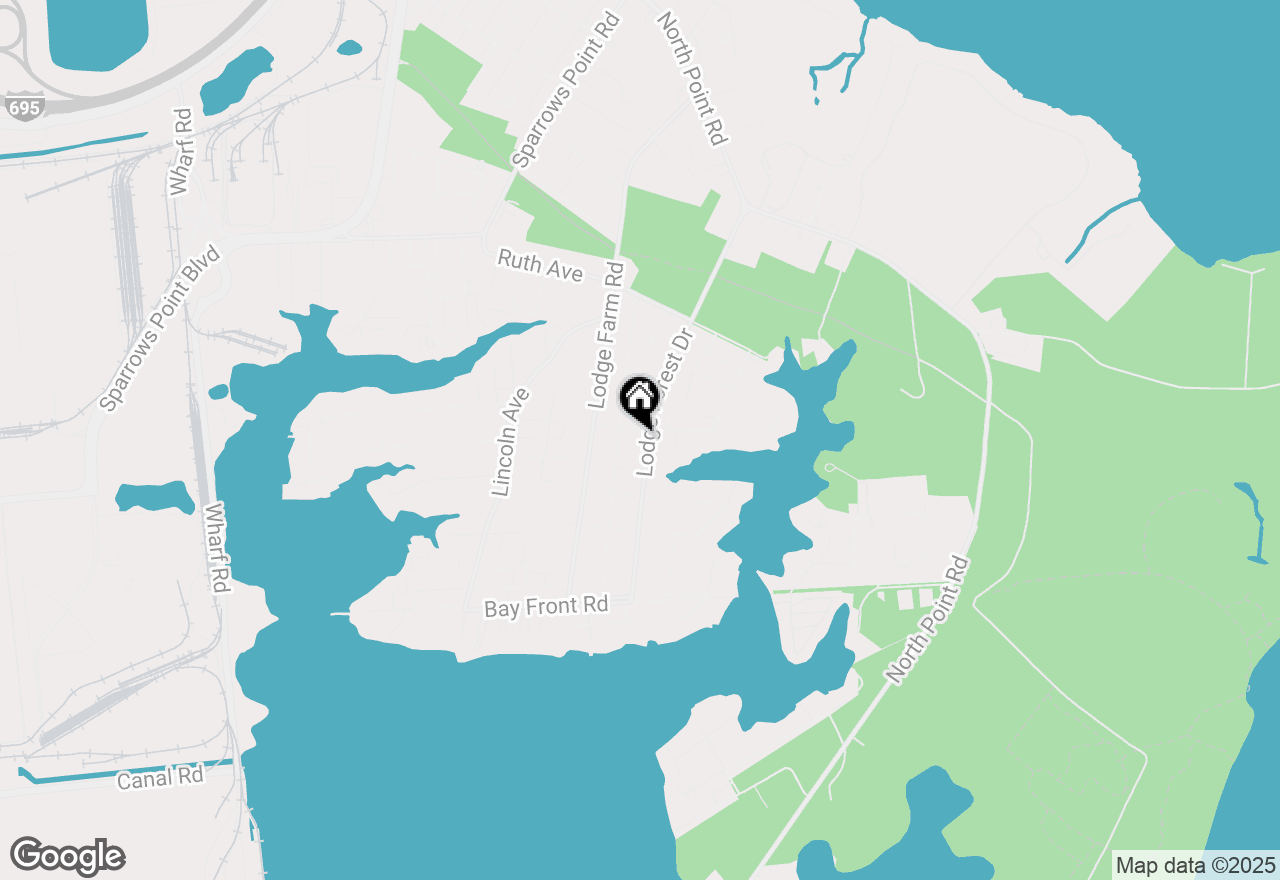 Map of 2322 Lodge Forest Drive, Baltimore, MD 21219