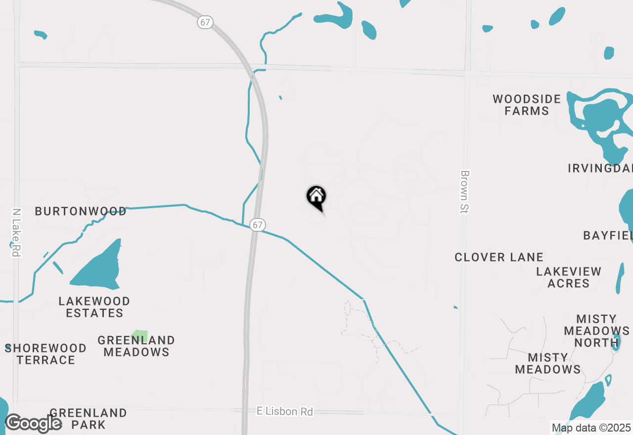 Map of 1551 Creekview Ln, Oconomowoc, WI 53066