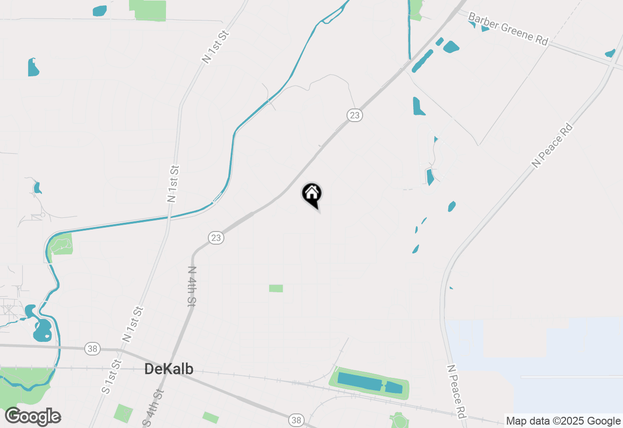 Map of 1113 N 13th Street, Dekalb, IL 60115