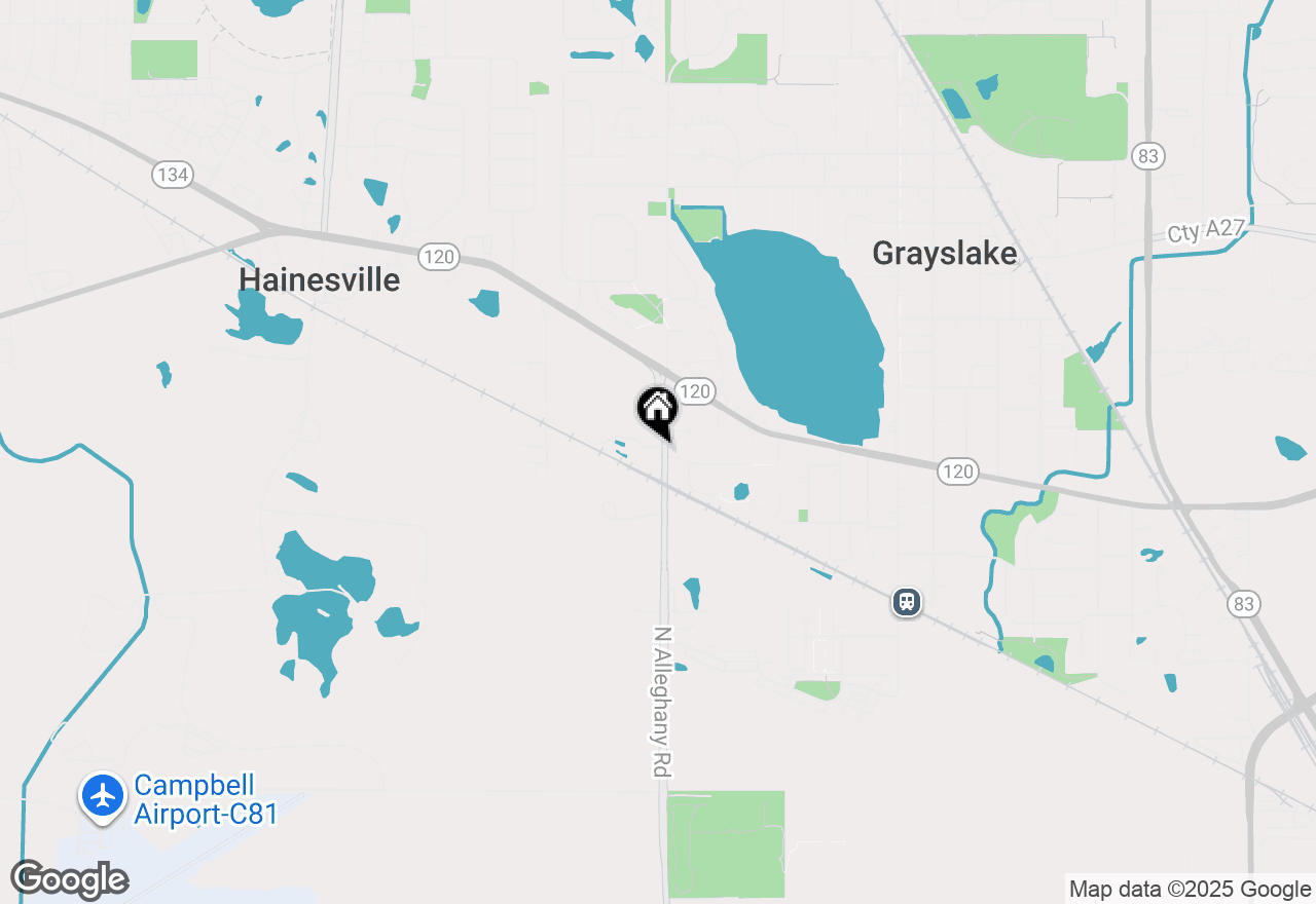 Map of 350 S Alleghany Road, Grayslake, IL 60030