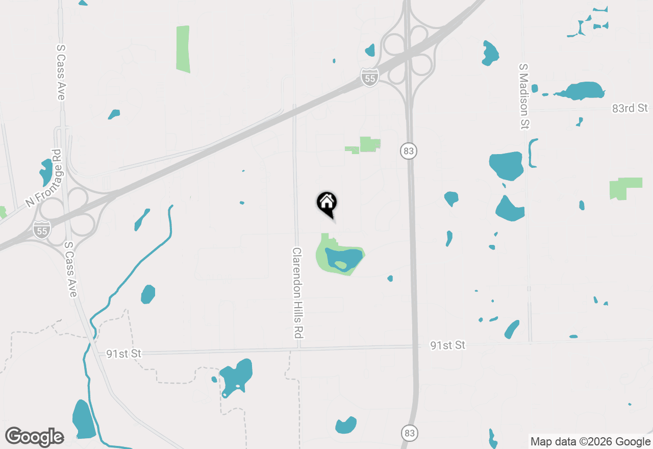 Map of 9S771 Brookbank Road, Willowbrook, IL 60527