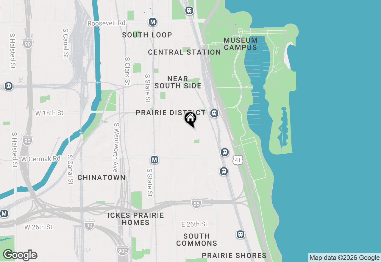 Map of 228 E Cullerton Street, Chicago, IL 60616