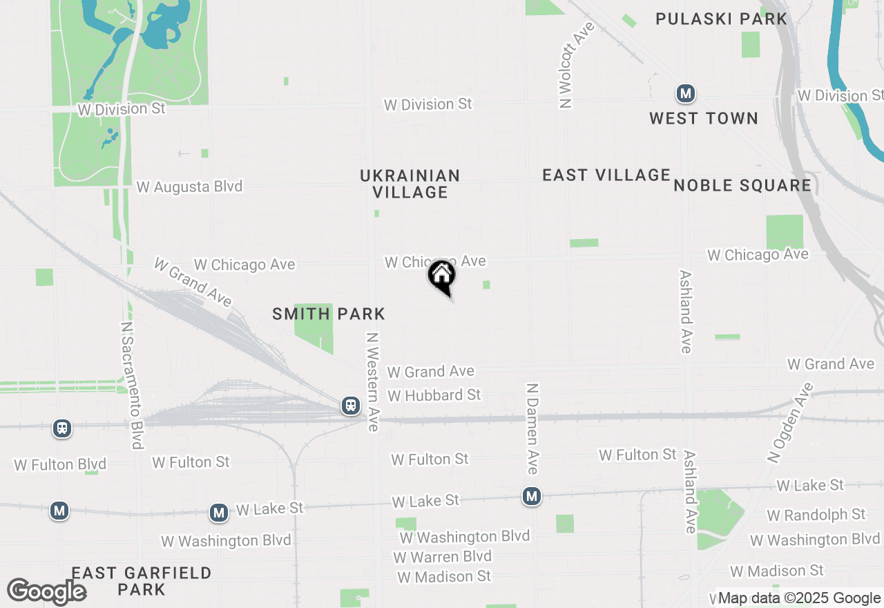Map of 2213 W Huron Street, Chicago, IL 60612