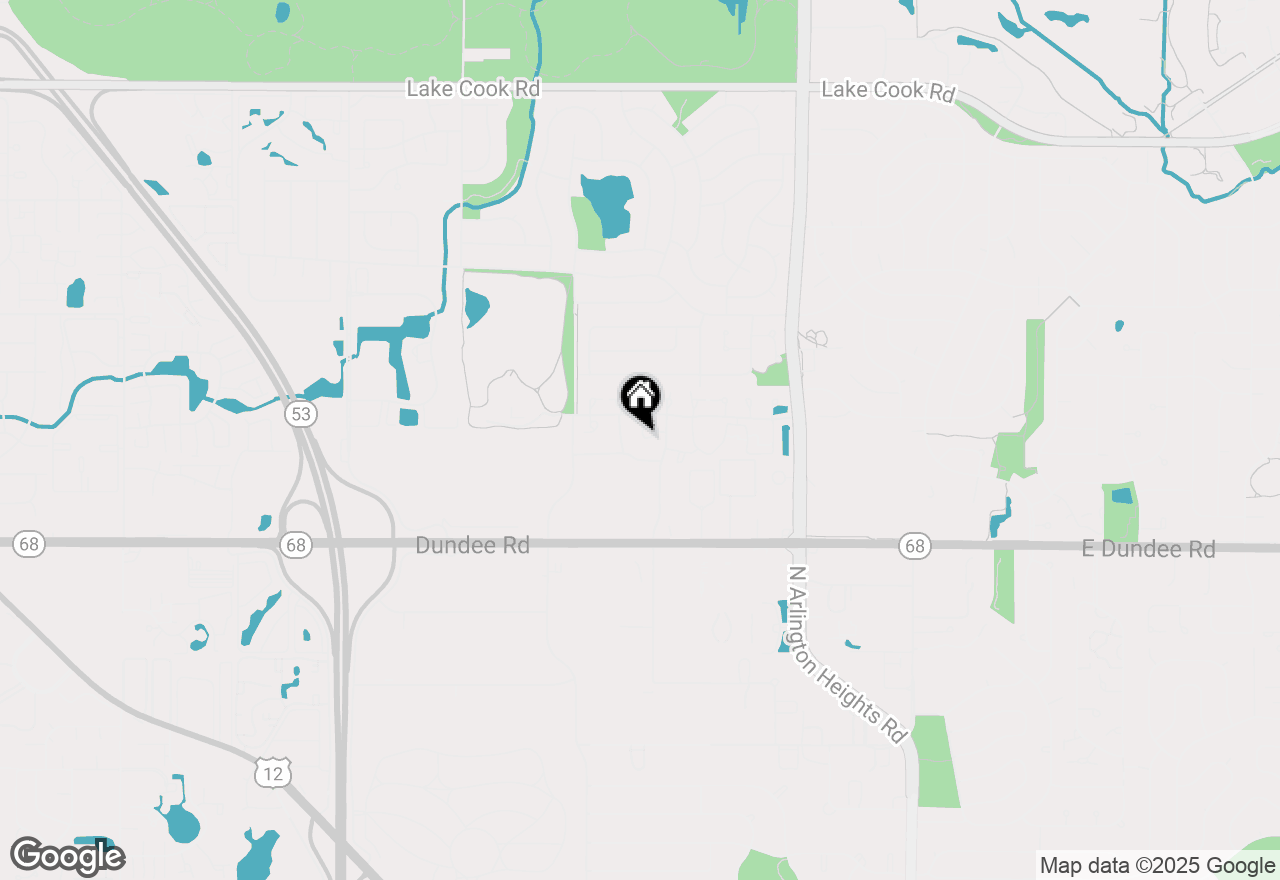 Map of 737 W Happfield Drive, Arlington Heights, IL 60004