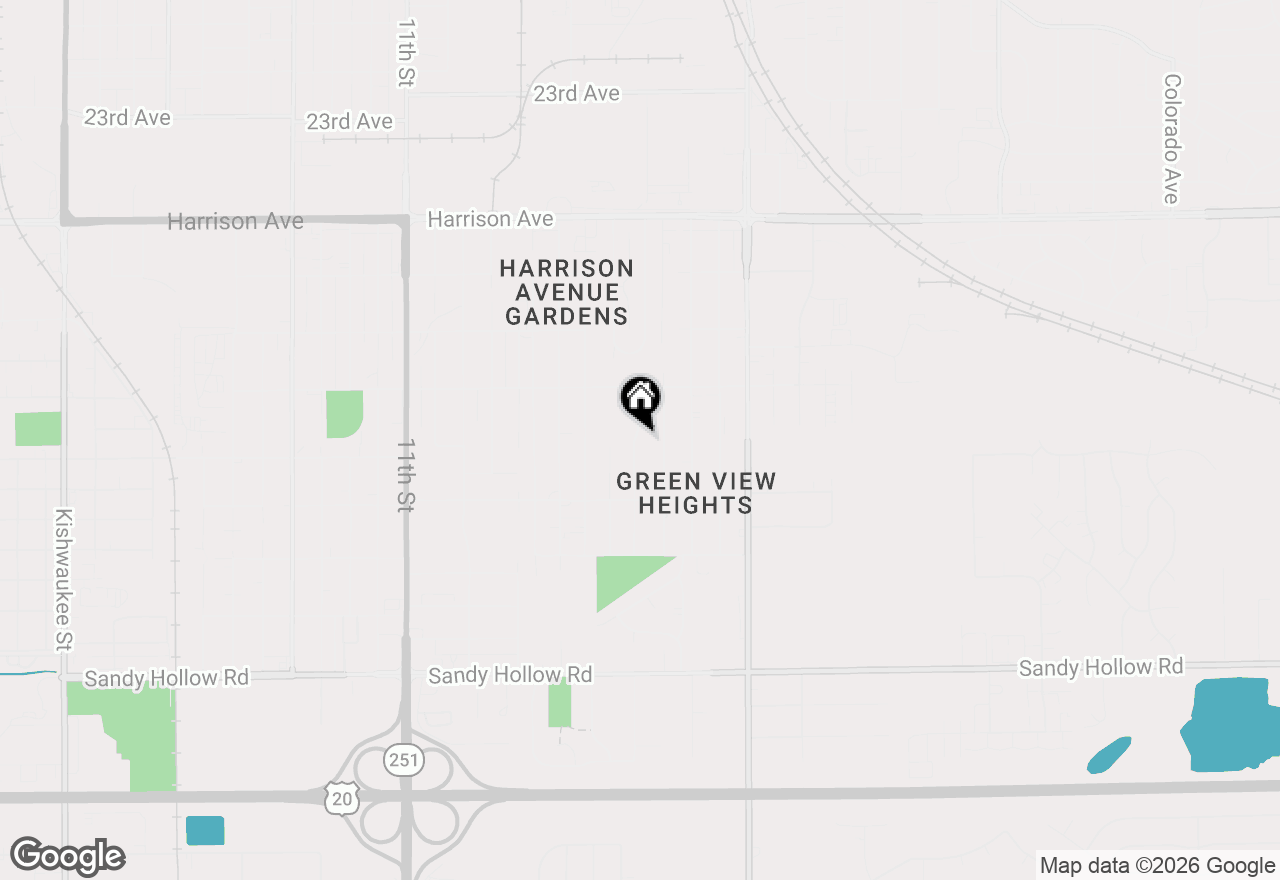 Map of 2984 16th Street, Rockford, IL 61109