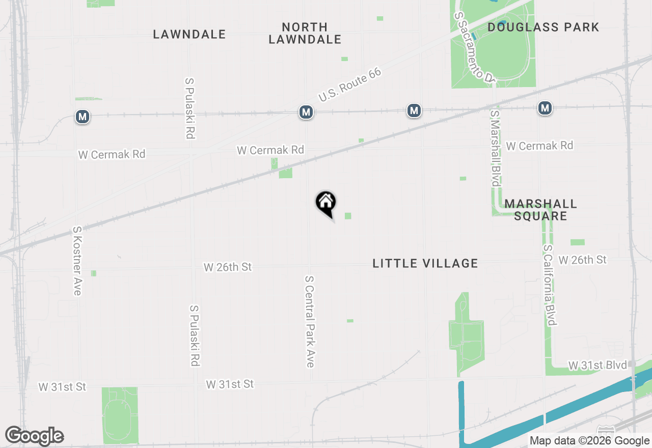Map of 2435 S Drake Avenue, Chicago, IL 60623