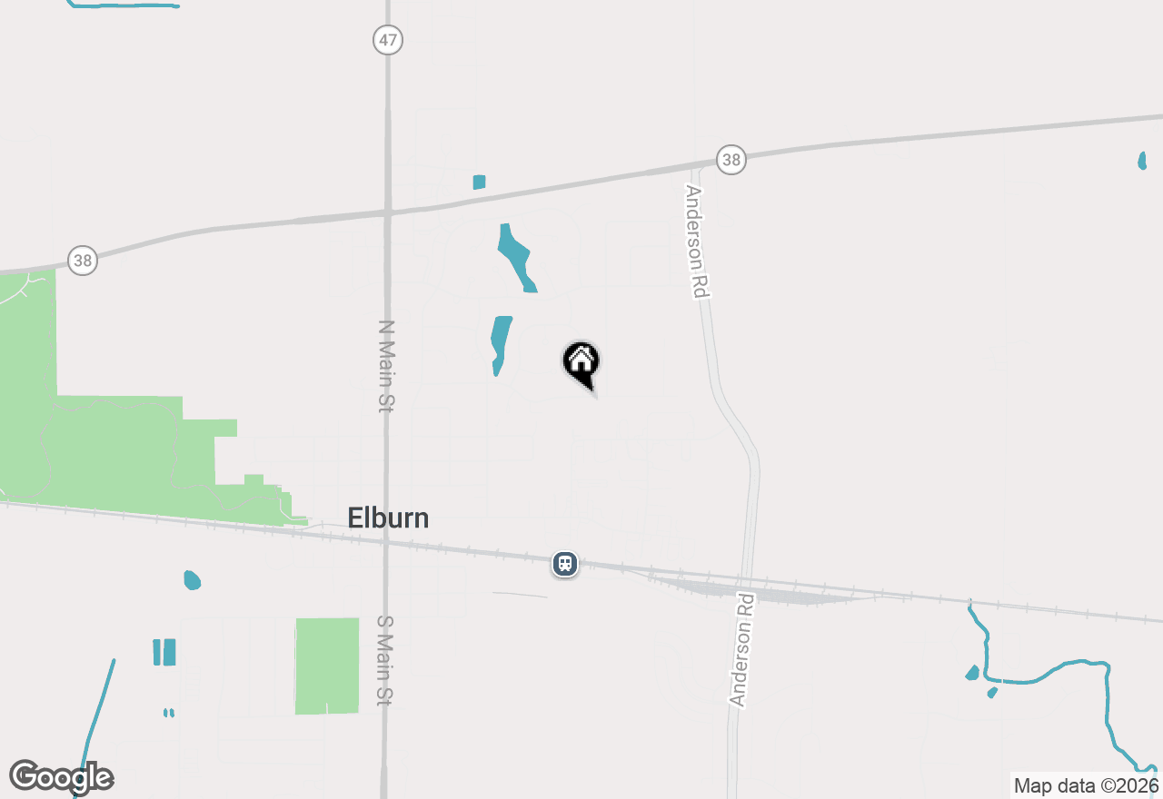 Map of 497 E Willow Street, Elburn, IL 60119