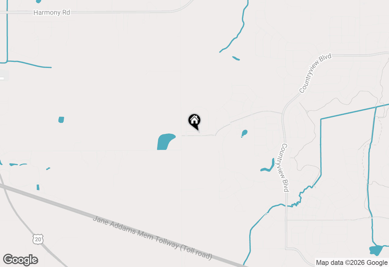 Map of 14505 Tawny Lane, Huntley, IL 60142