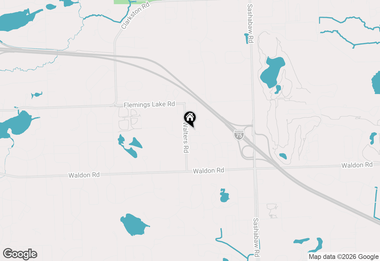 Map of 6750 Walters Road, Clarkston, MI 48346