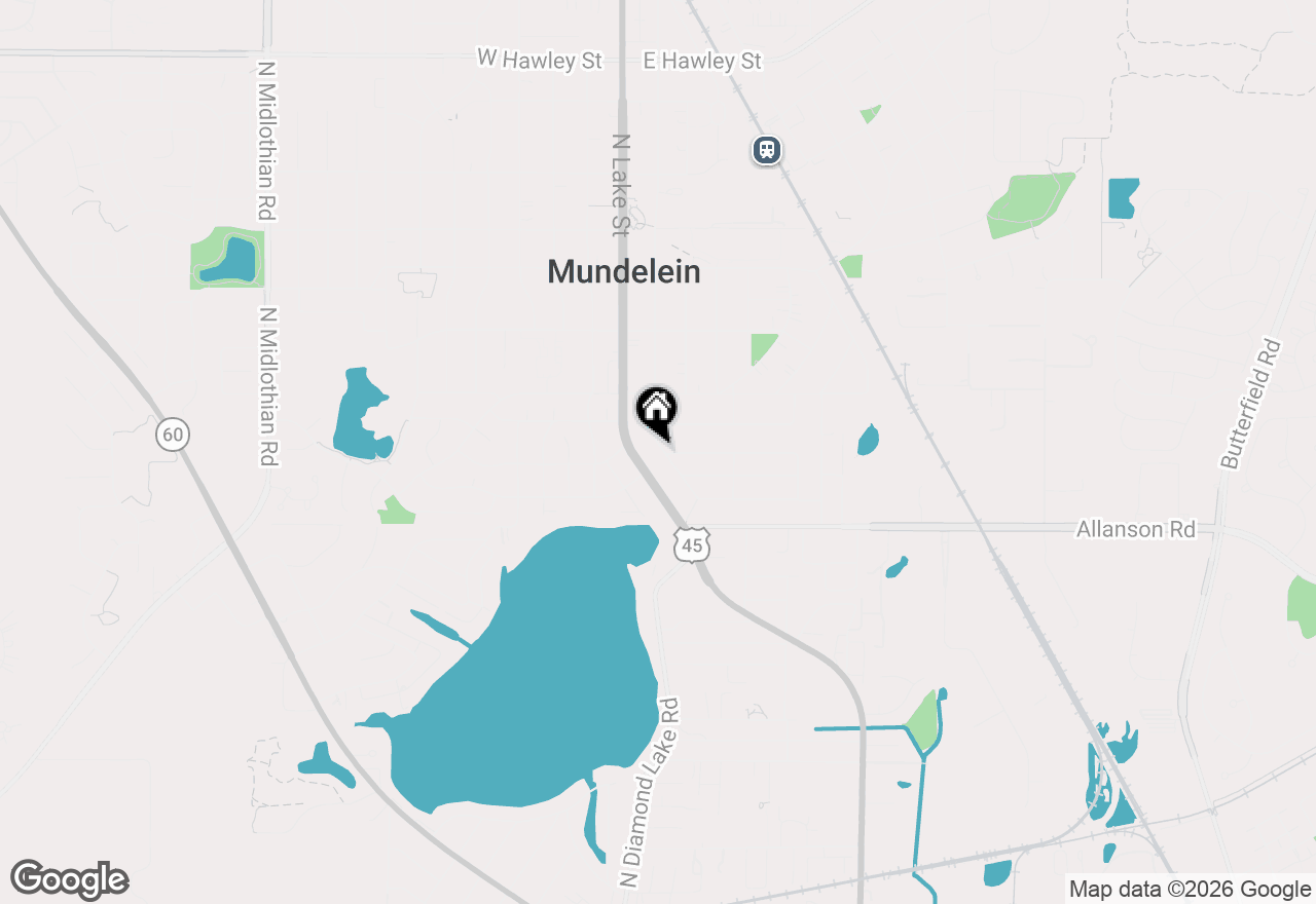 Map of 334 S Seymour Avenue, Mundelein, IL 60060