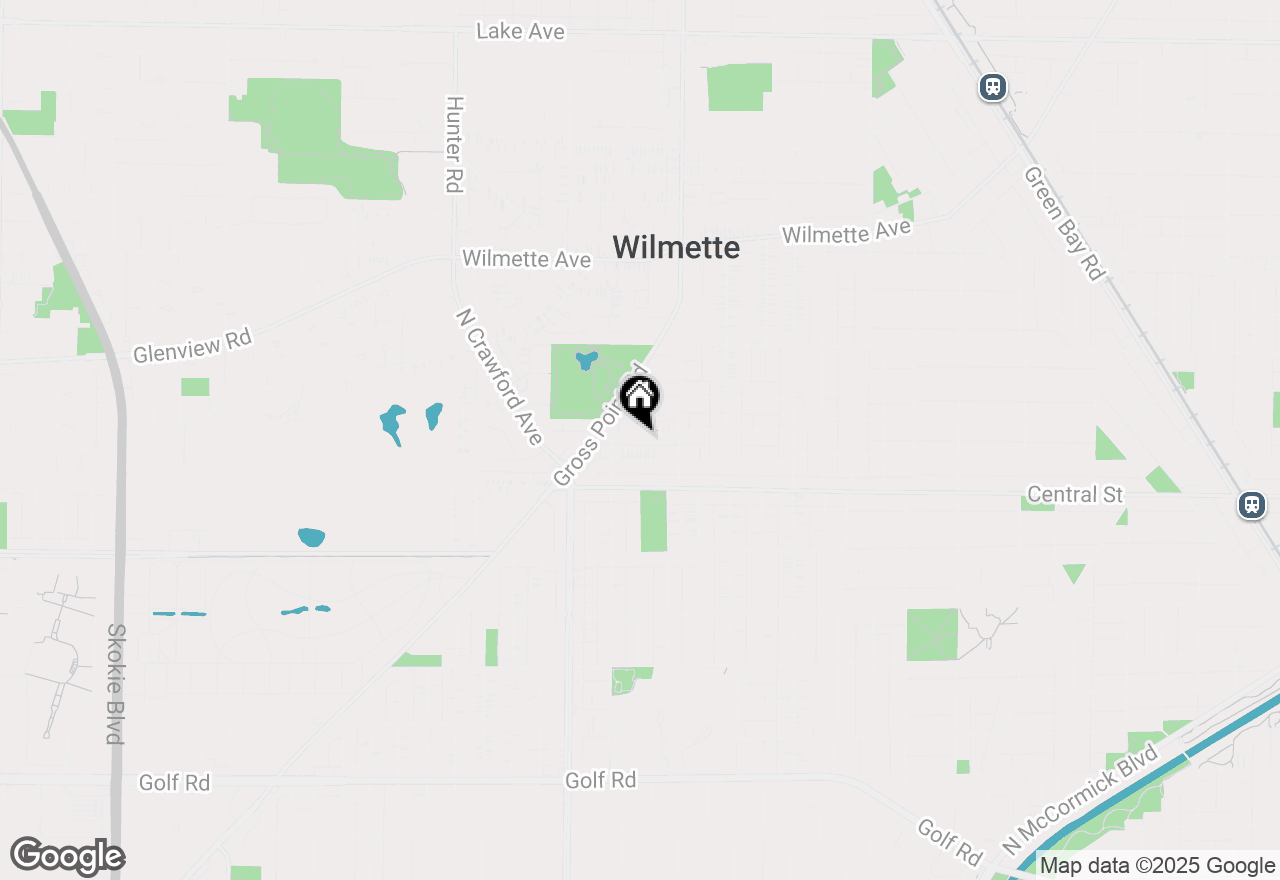 Map of 3234 Park Place, Evanston, IL 60201