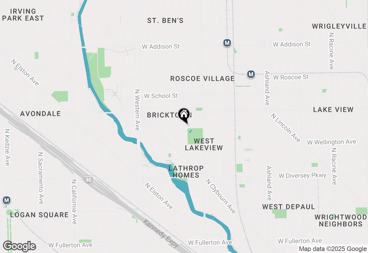 Map of 2108 W Barry Avenue, Chicago, IL 60618