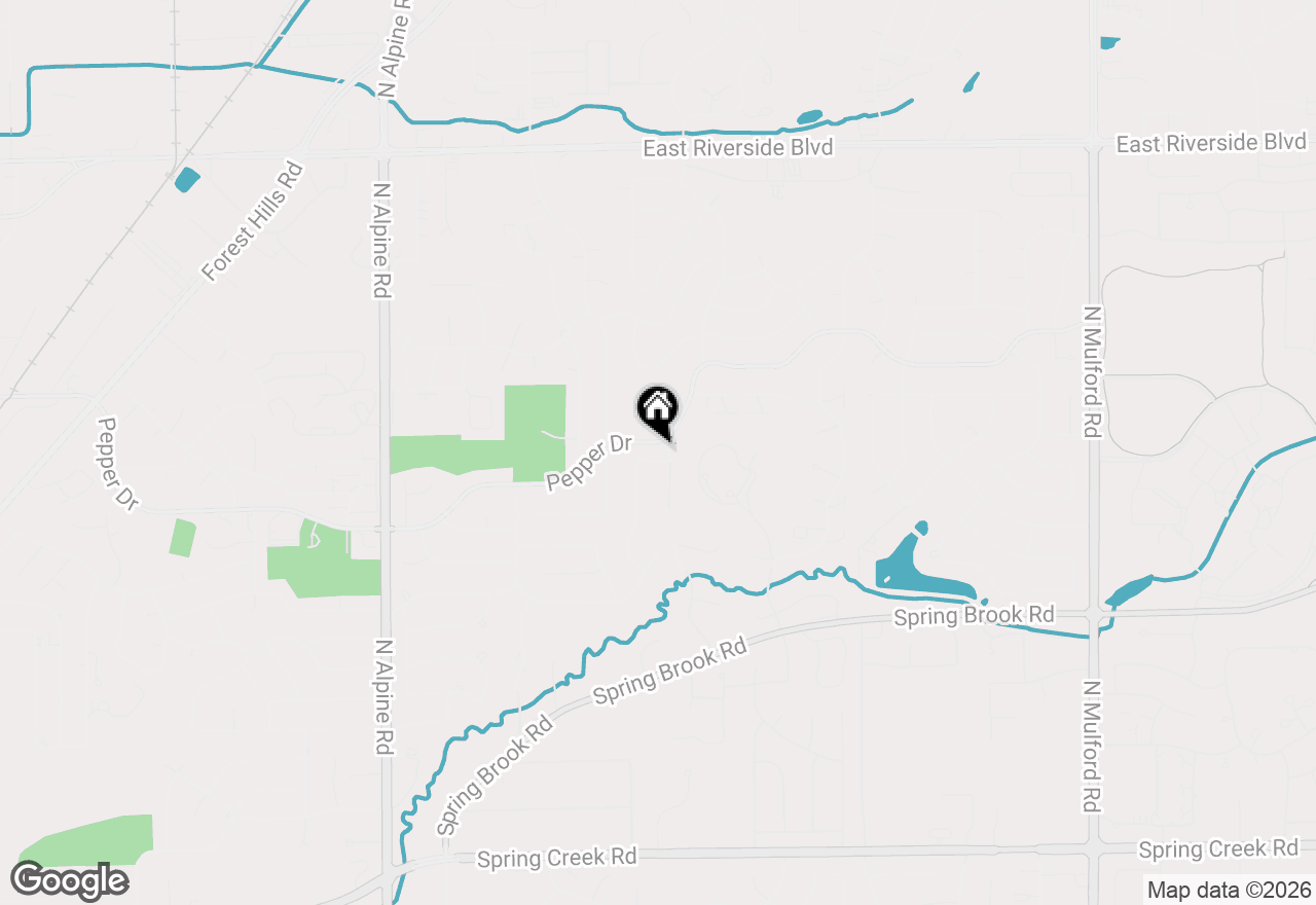 Map of 3364 Ramblewood Lane, Rockford, IL 61114