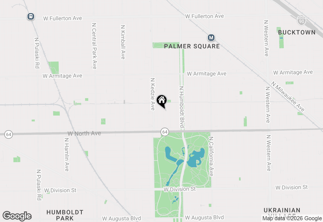 Map of 1725 N Troy Street, Chicago, IL 60647