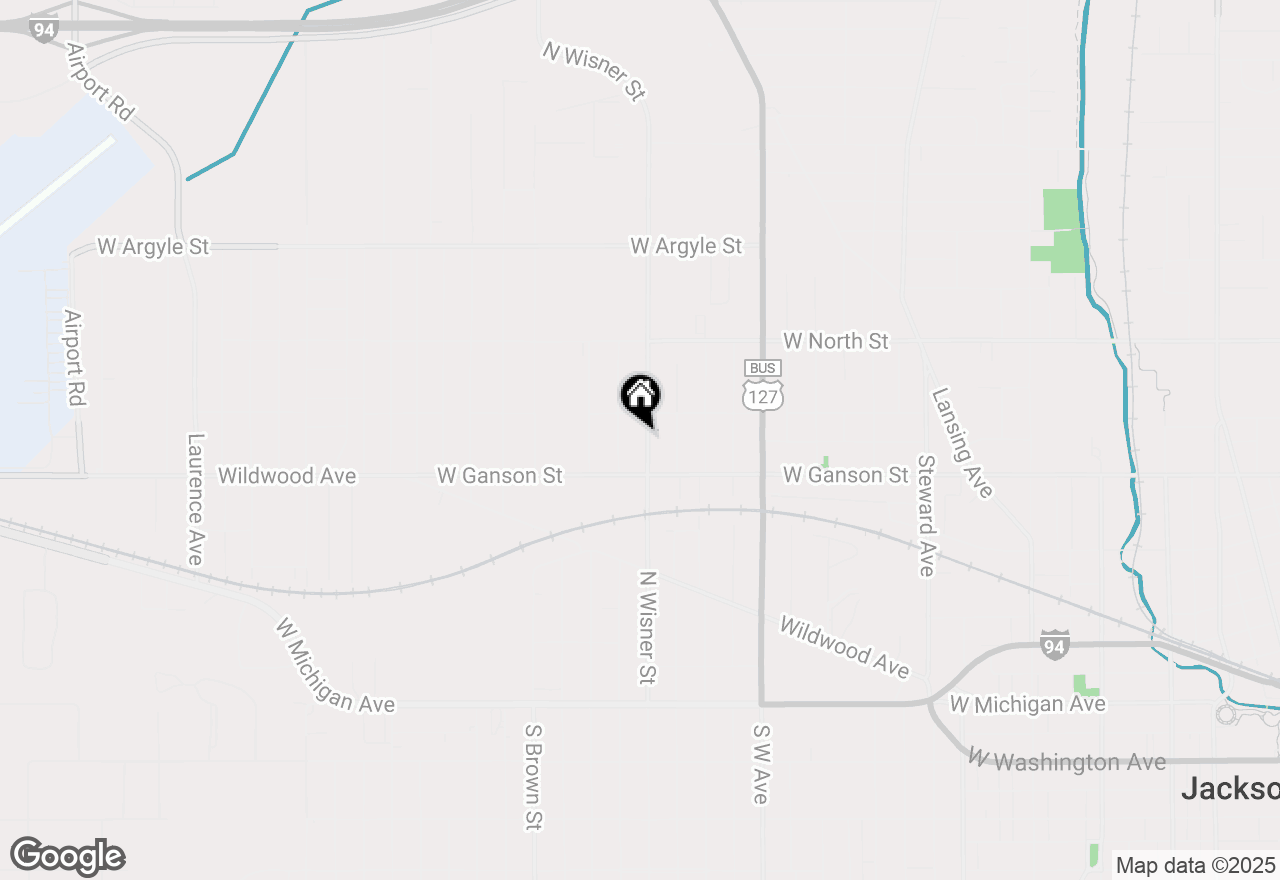 Map of 702 N Wisner Street, Jackson, MI 49202