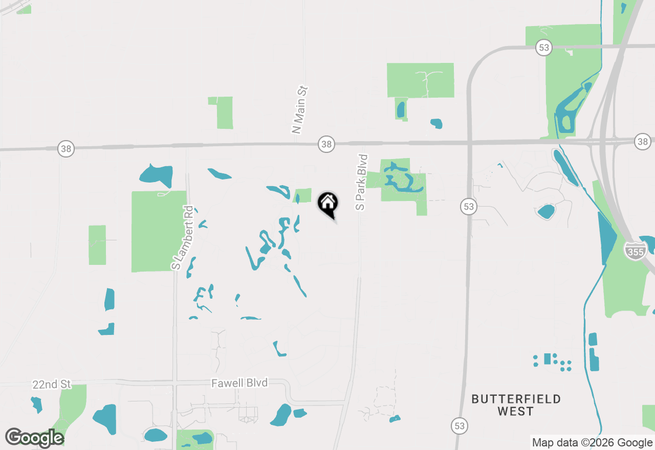 Map of 563 Coolidge Avenue, Glen Ellyn, IL 60137