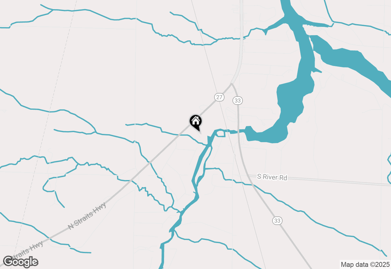 Map of 9408 N Straits Highway, Cheboygan, MI 49721