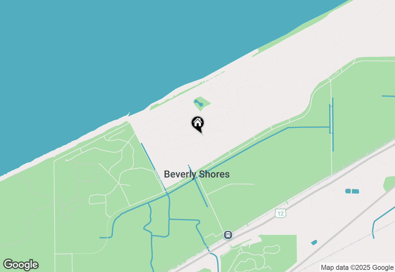 Map of 17 E Stillwater Avenue, Beverly Shores, IN 46301