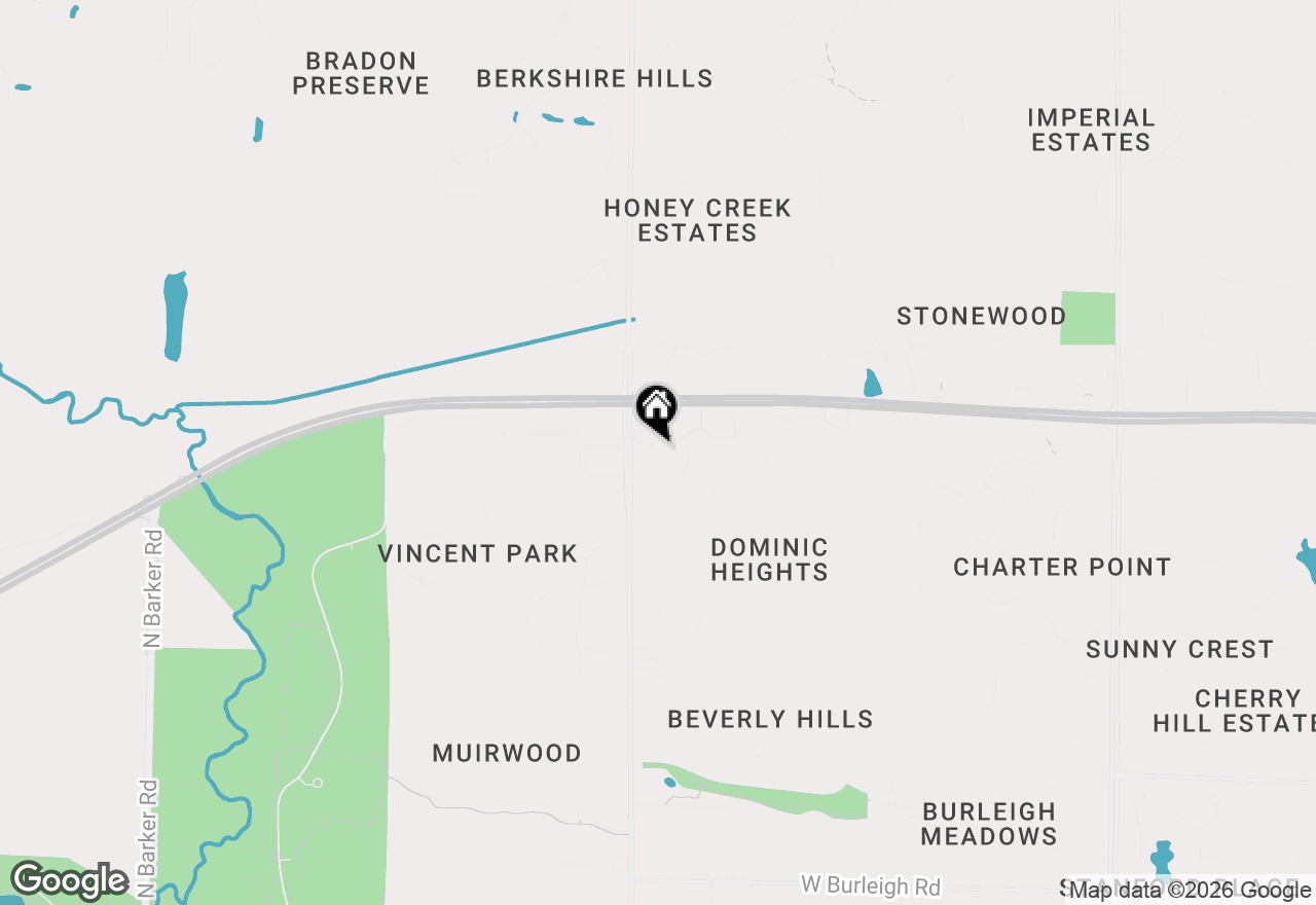 Map of 3910 Fresno Rd, Brookfield, WI 53045