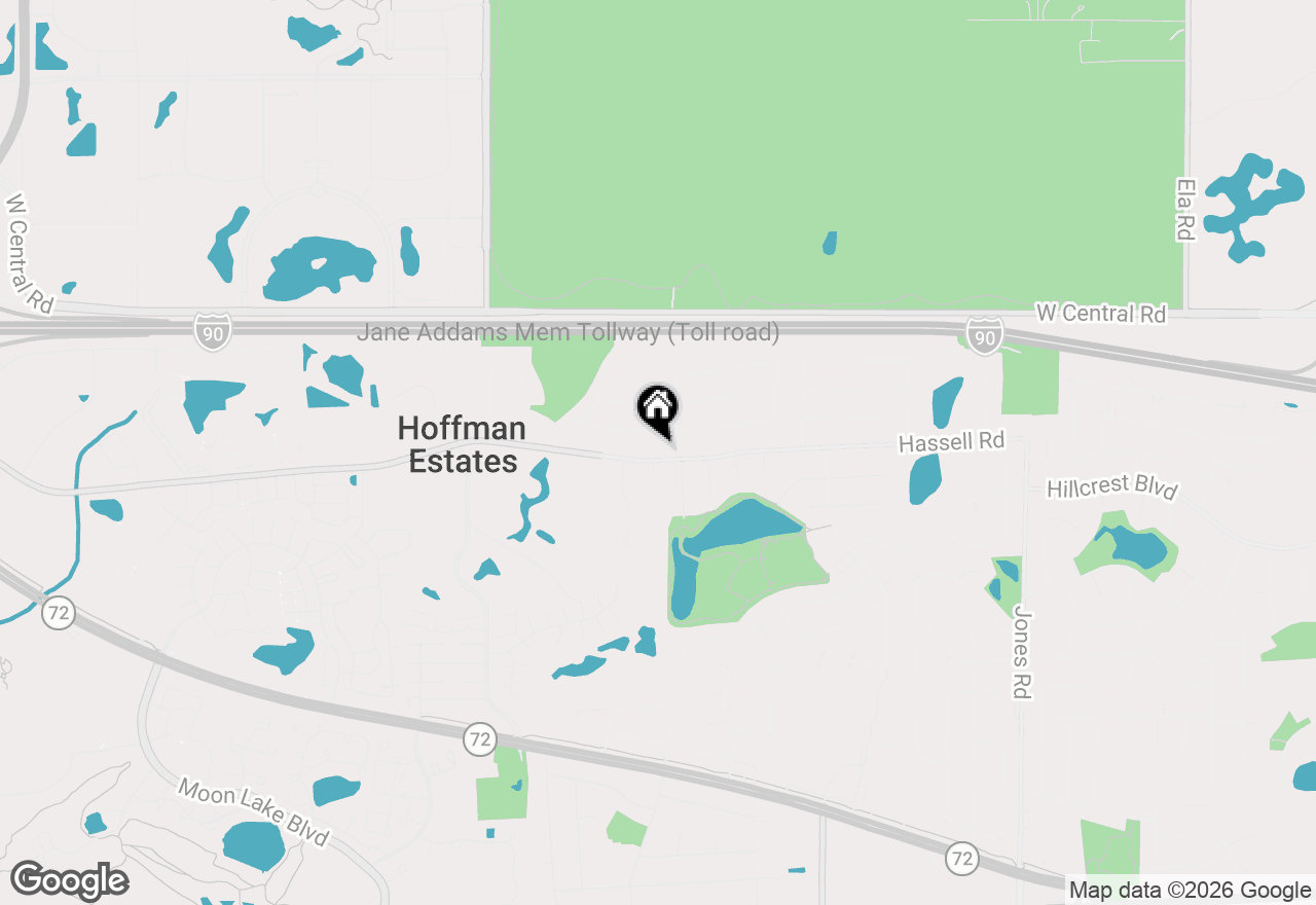 Map of 1420 Hassell Road, Hoffman Estates, IL 60169