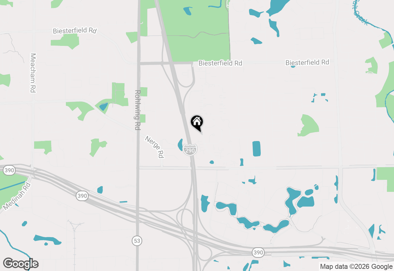 Map of 974 Mayfair Court, Elk Grove Village, IL 60007