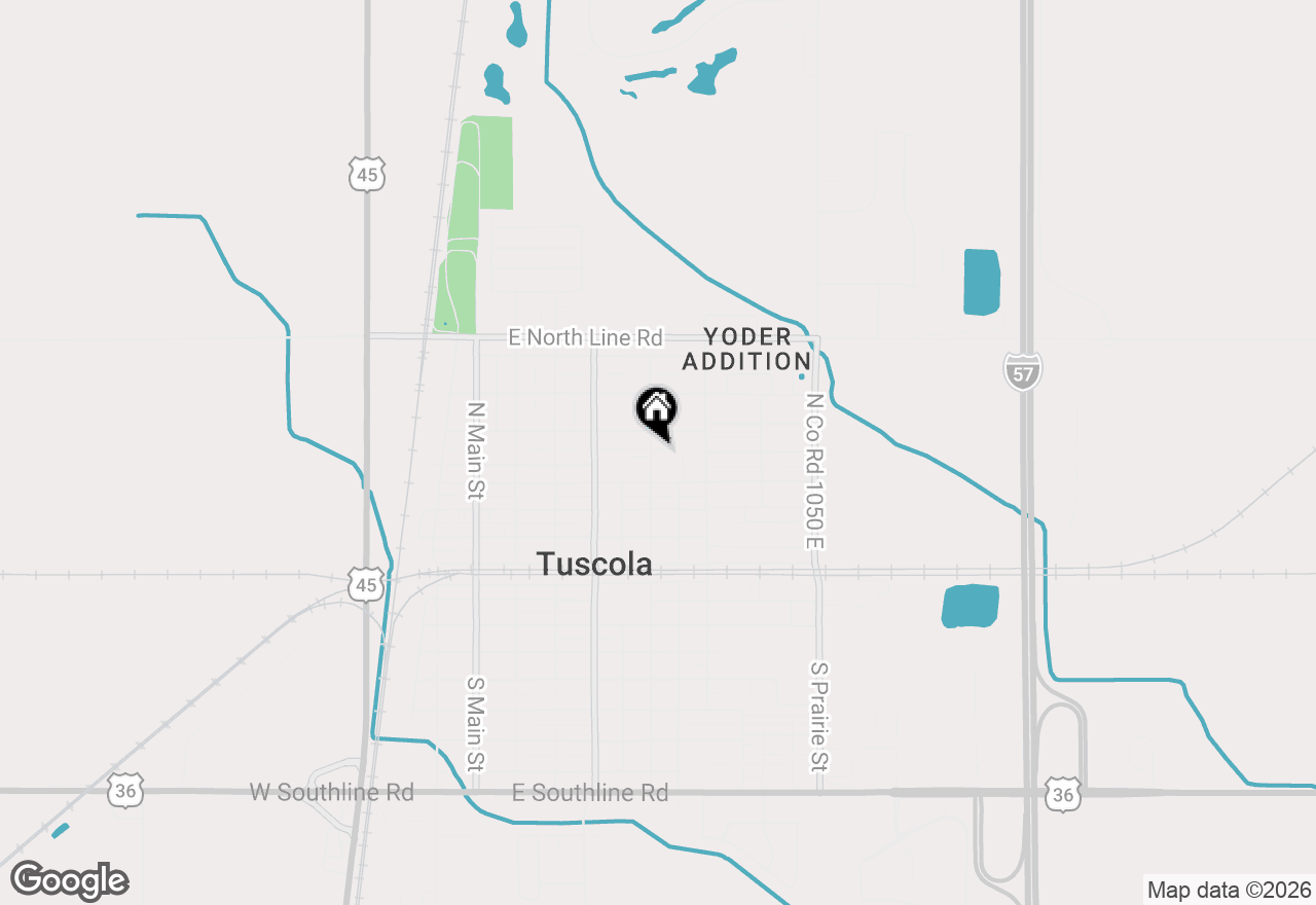 Map of 501 N Ohio Street, Tuscola, IL 61953