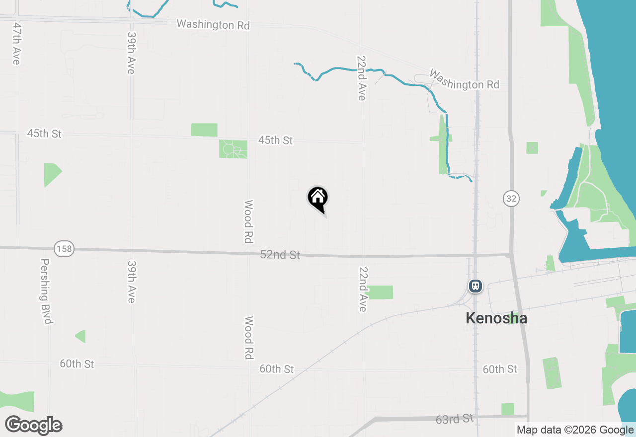Map of 5014 25th Ave, Kenosha, WI 53140