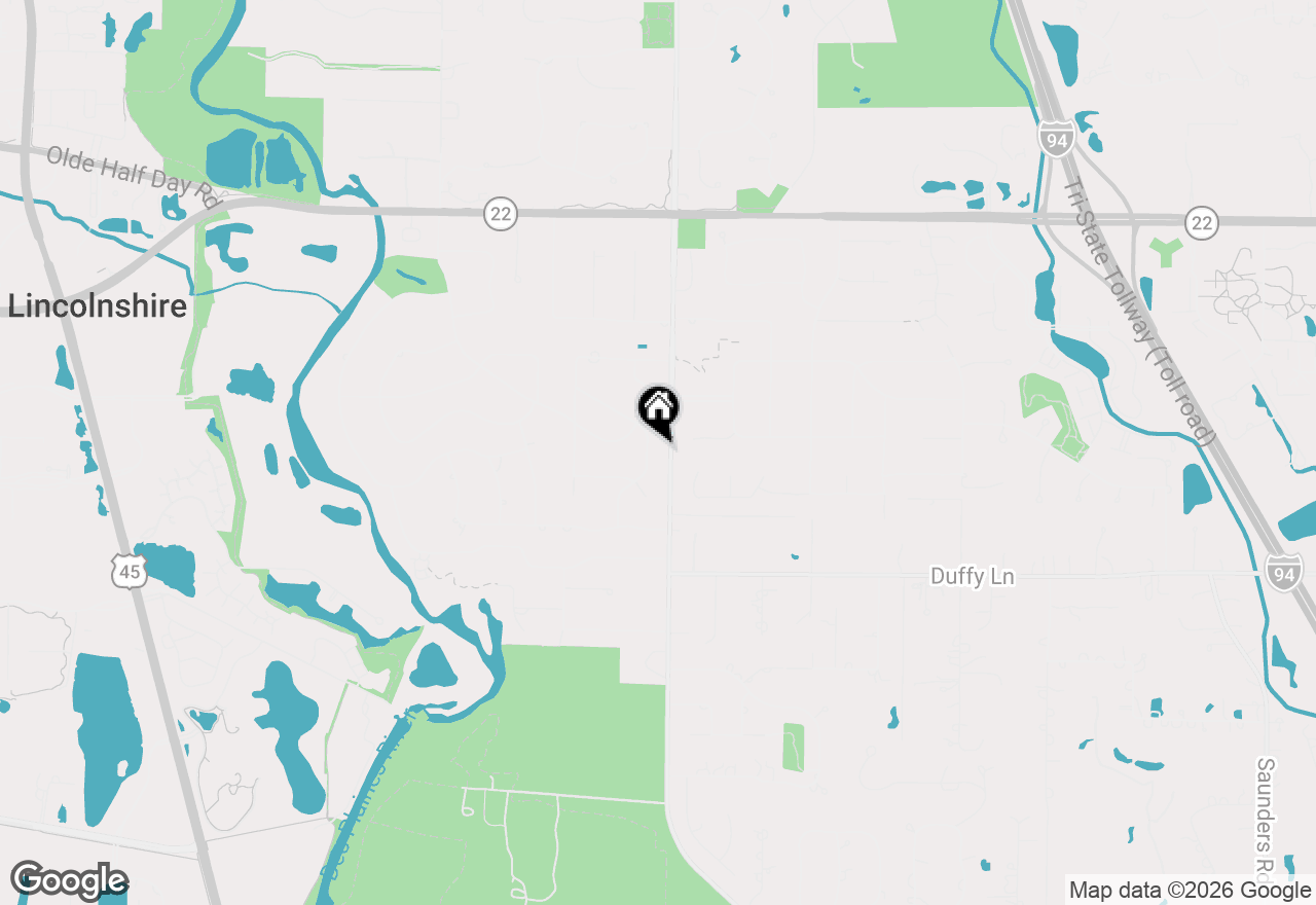 Map of 24 Plymouth Court, Lincolnshire, IL 60069