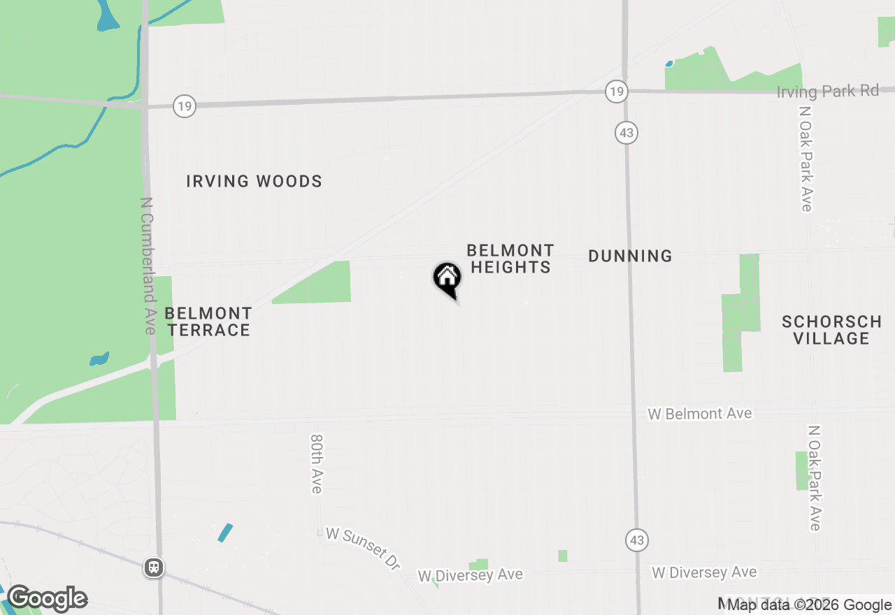 Map of 3454 N Ottawa Avenue, Chicago, IL 60634