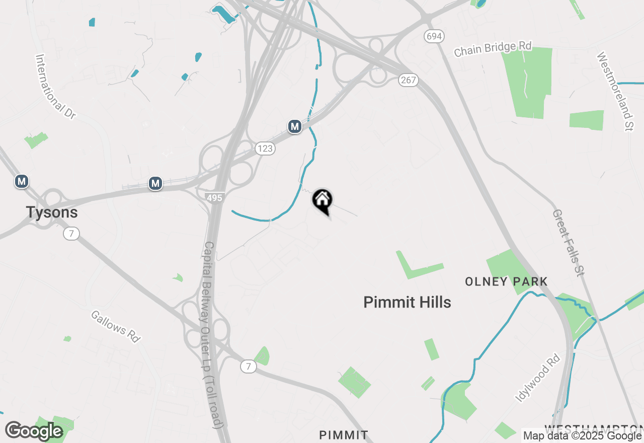 Map of 7651 Tremayne Place #207, Mclean, VA 22102