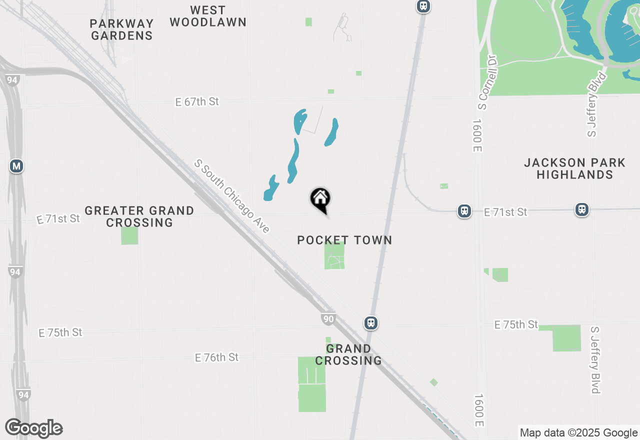 Map of 7110 S Dobson Avenue, Chicago, IL 60619