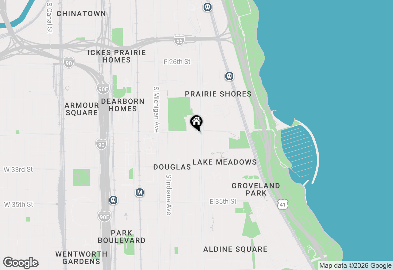 Map of 3100 S King Drive #304, Chicago, IL 60616