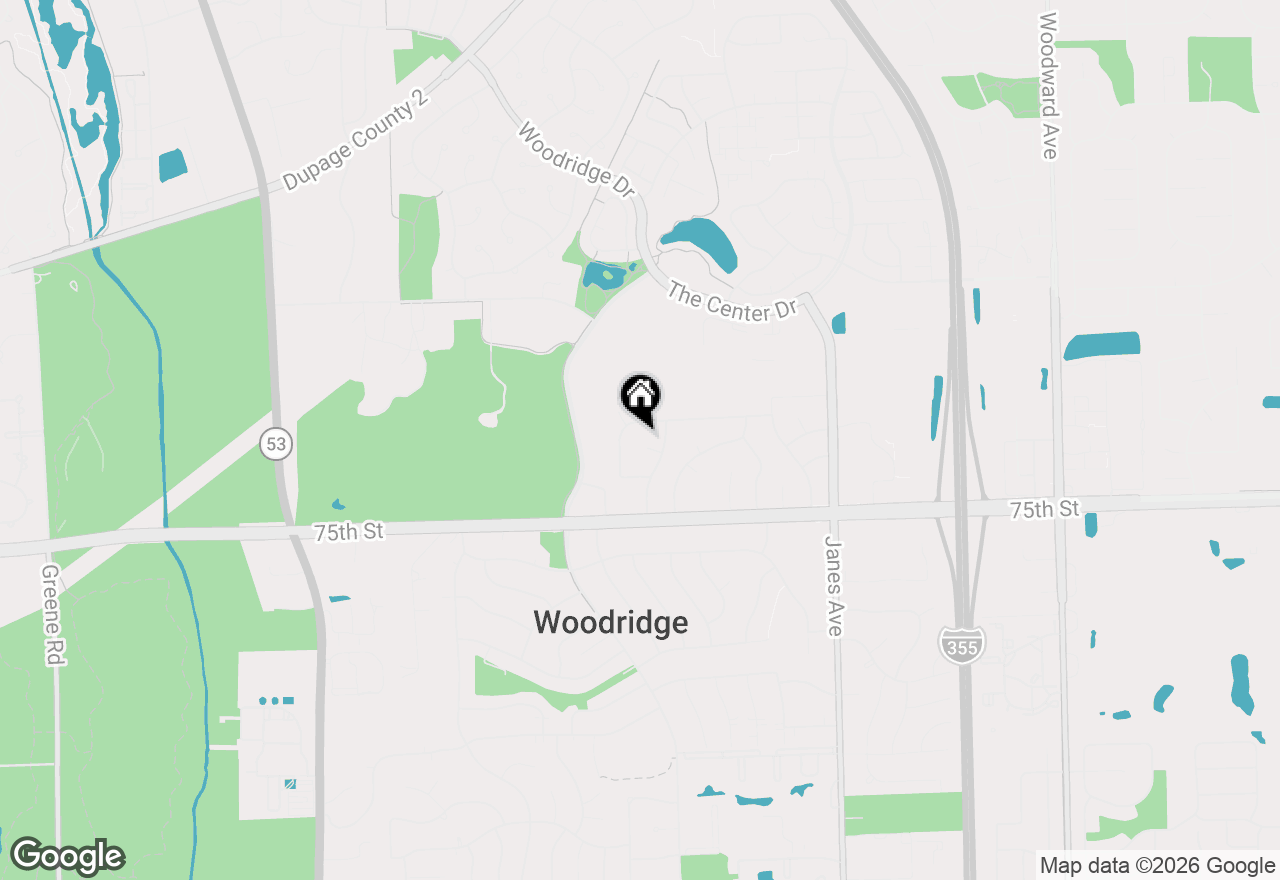Map of 3 Catalpa Court, Woodridge, IL 60517