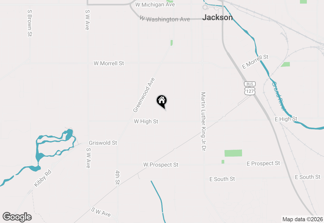 Map of 1215 Linwood Avenue, Jackson, MI 49203