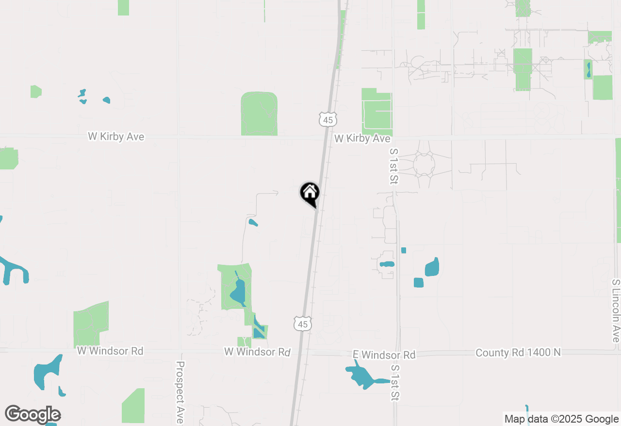 Map of 1905 S Neil Street, Champaign, IL 61820