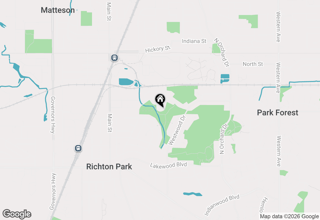 Map of 8 Wayne Court, Park Forest, IL 60466