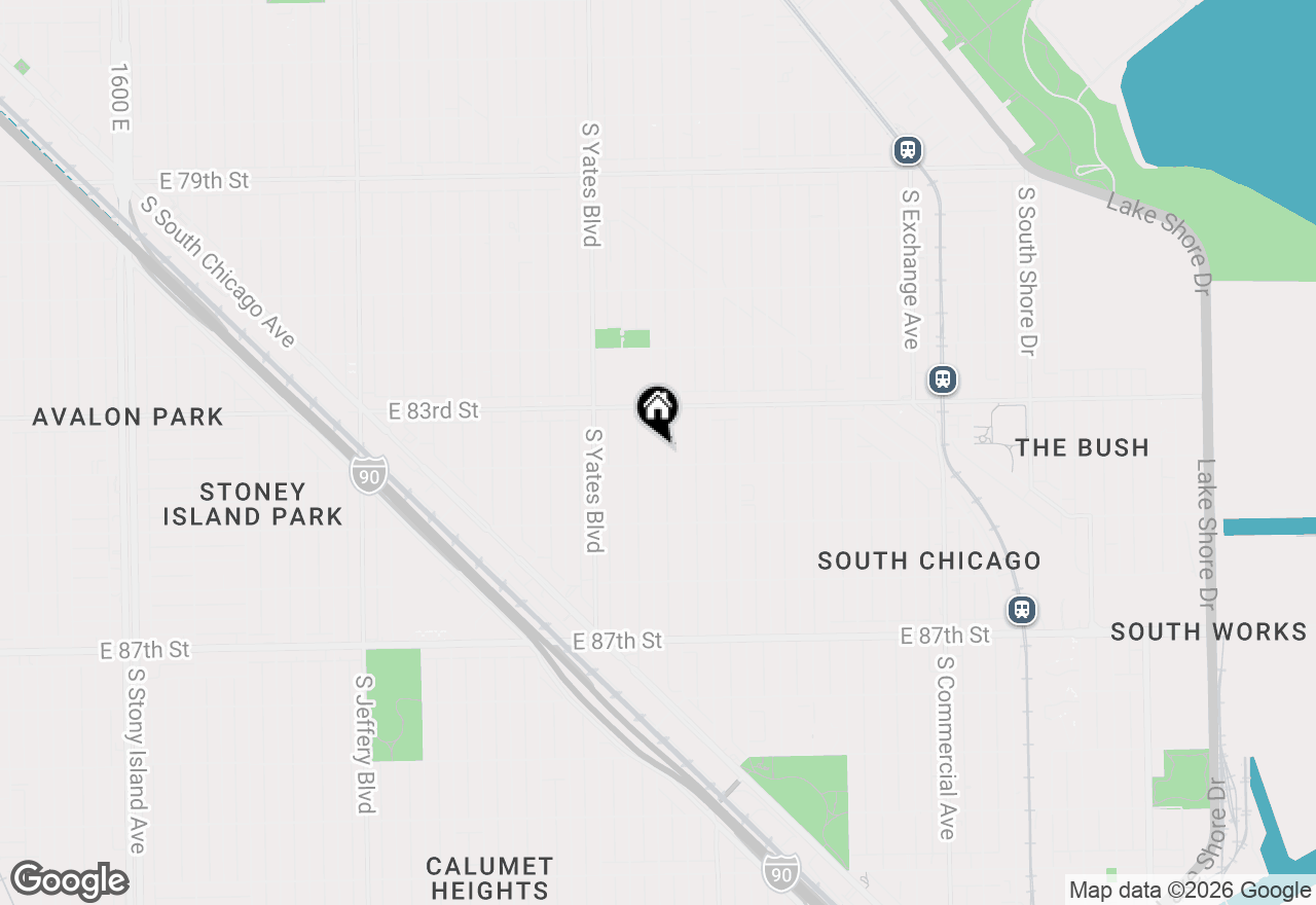 Map of 8349 S Essex Avenue, Chicago, IL 60617