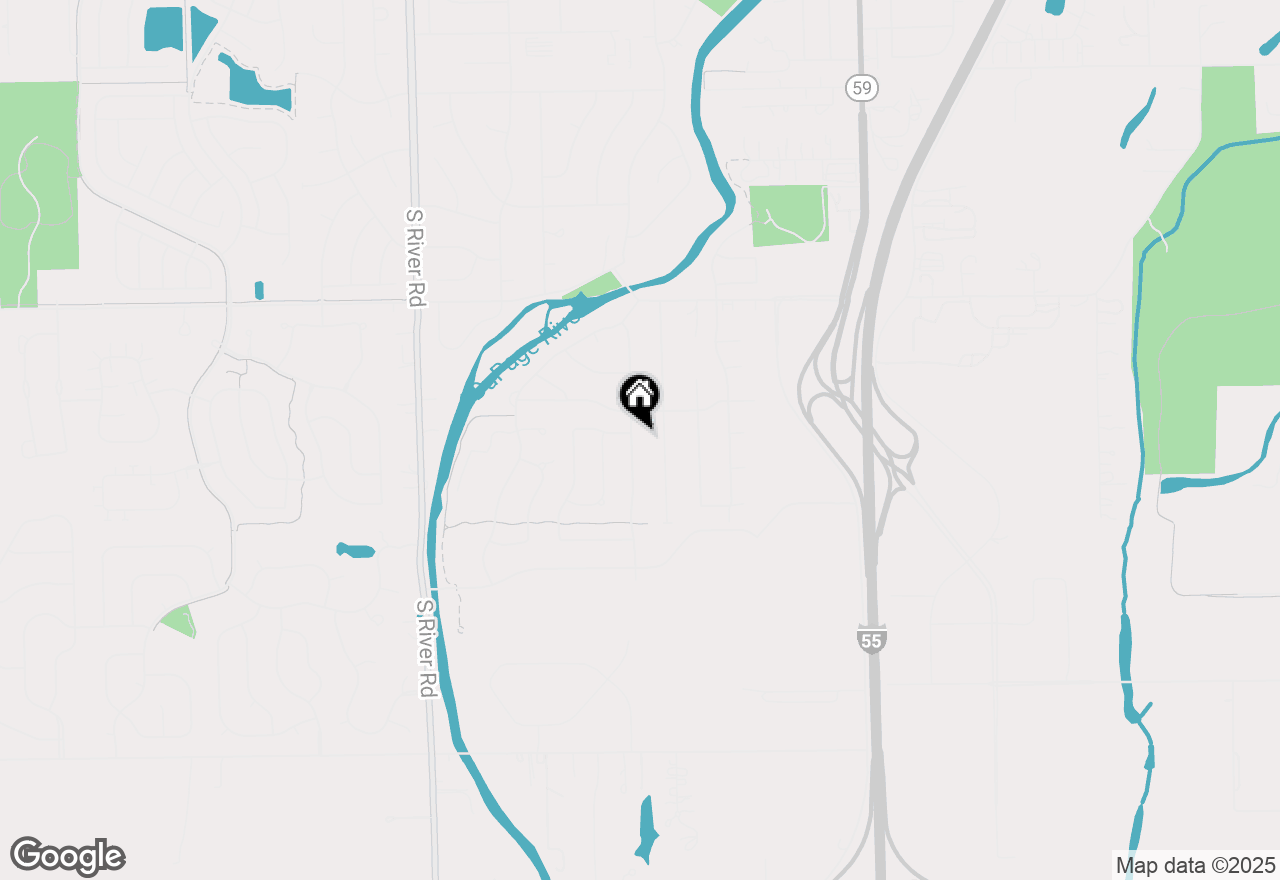 Map of 20929 Lakewoods Lane, Shorewood, IL 60404