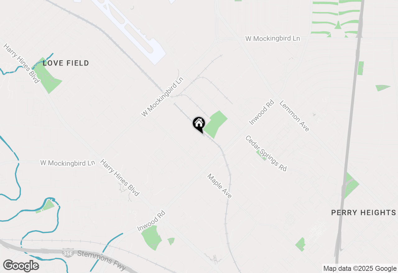 Map of 2711 Kimsey Drive #102, Dallas, TX 75235