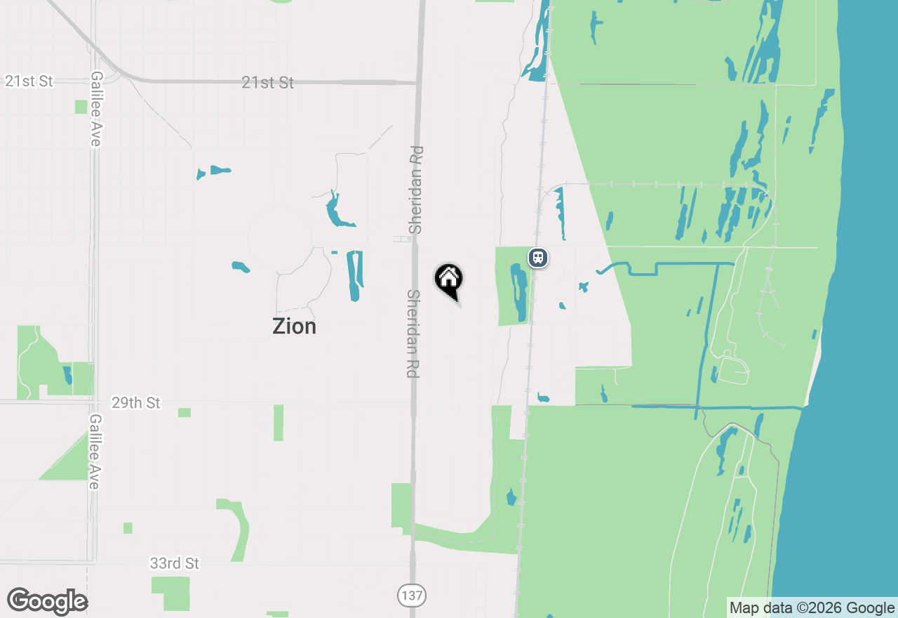 Map of 2613 Elim Avenue, Zion, IL 60099