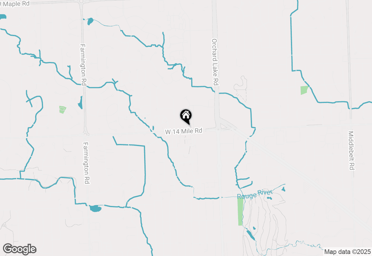 Map of 7278 Gateway Drive, West Bloomfield, MI 48322