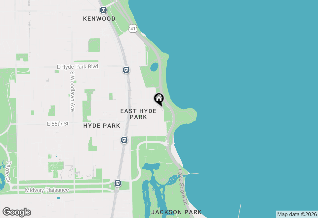 Map of 5443 S East View Park #2, Chicago, IL 60615