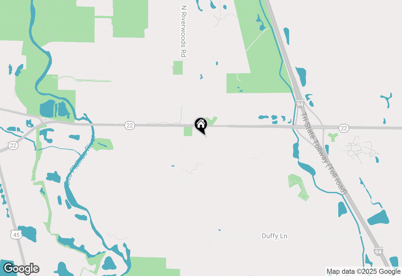 Map of 6 Devonshire Lane, Lincolnshire, IL 60069