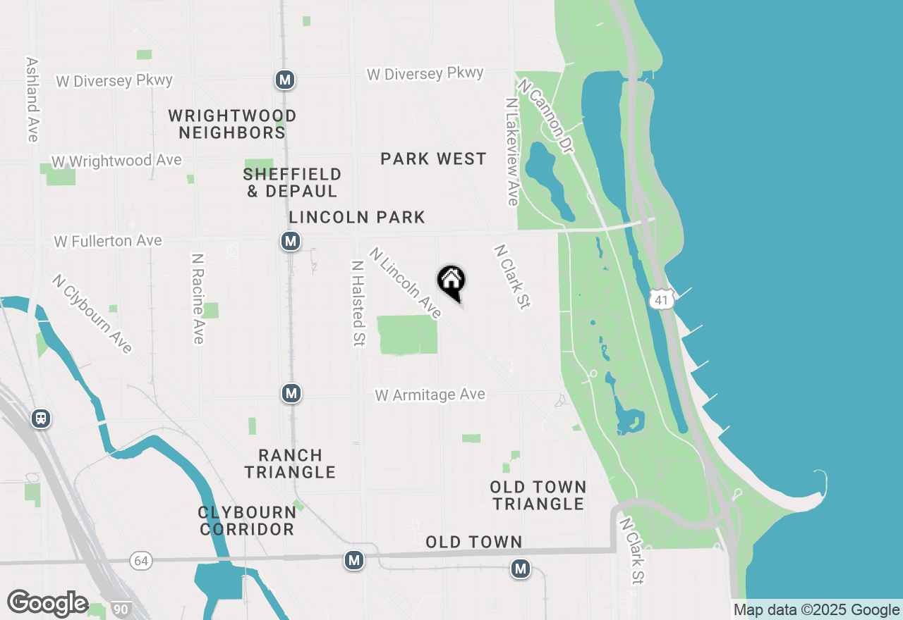 Map of 540 W Webster Avenue #311, Chicago, IL 60614
