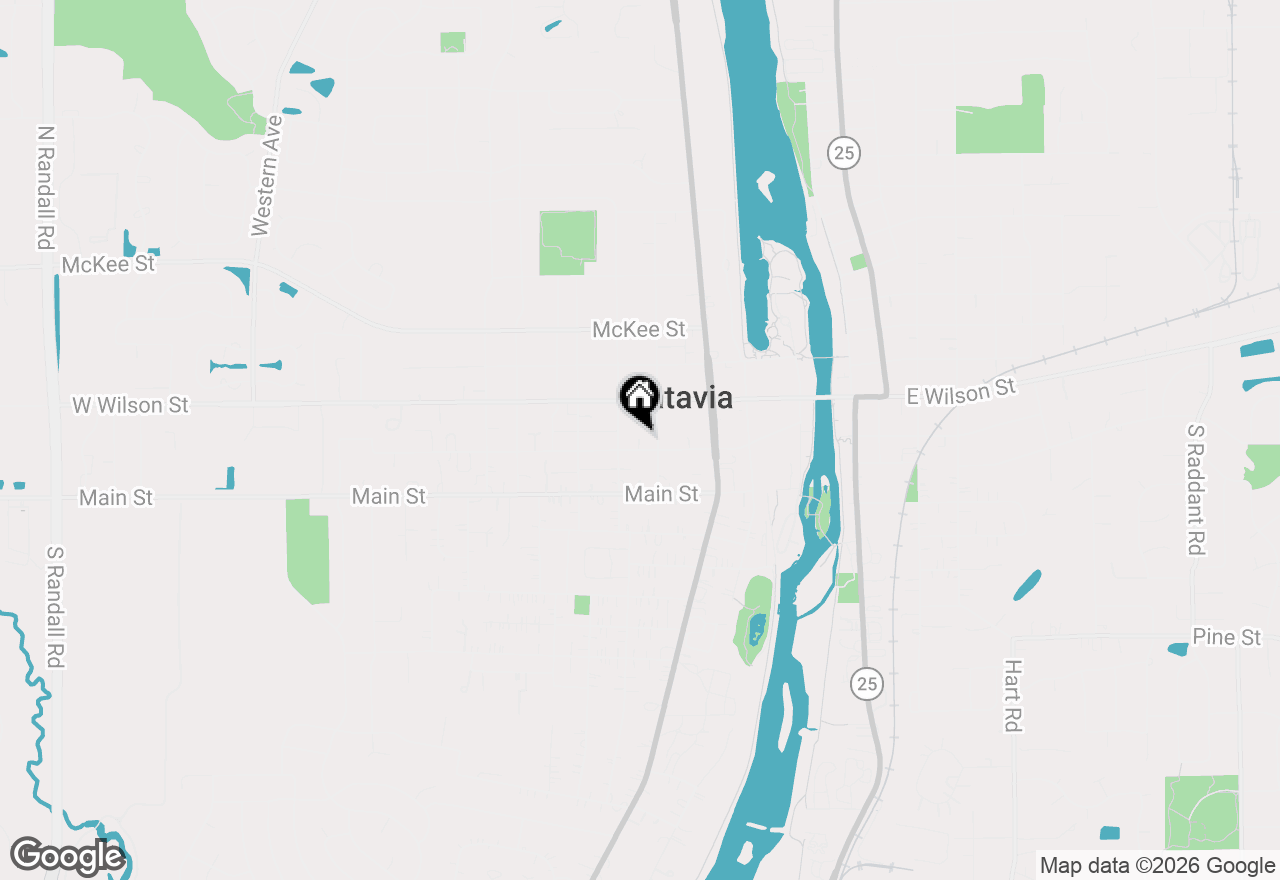 Map of 417 First Street, Batavia, IL 60510