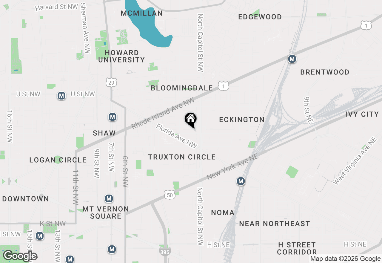 Map of 41 R Street Nw, Washington, DC 20001