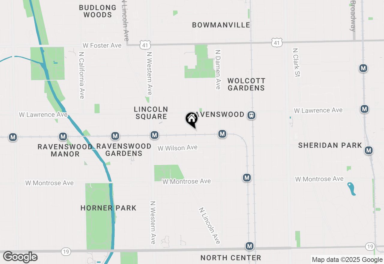 Map of (Address confidential), Chicago, Illinois 60625